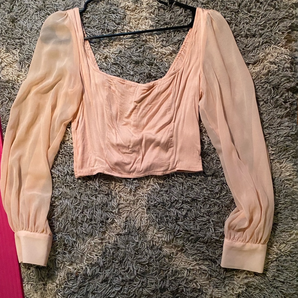 Urban Outfitters Pink Blouse